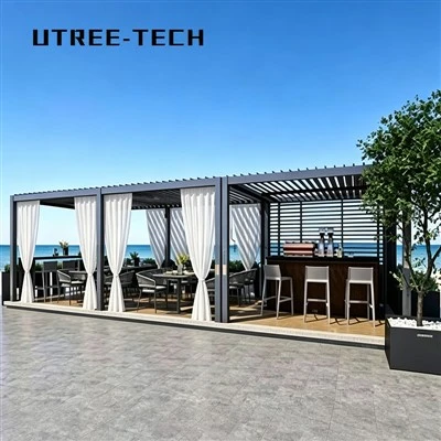 Díon Pergola Alúmanam le Leictreach