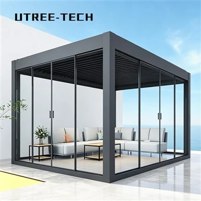 Pergola Alúmanam le Taobh Gloine